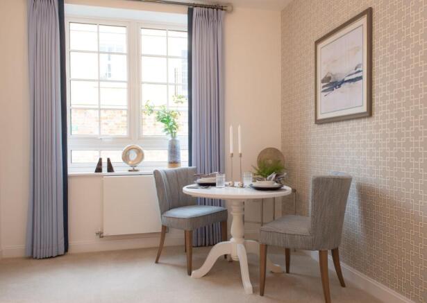 Show home dining area